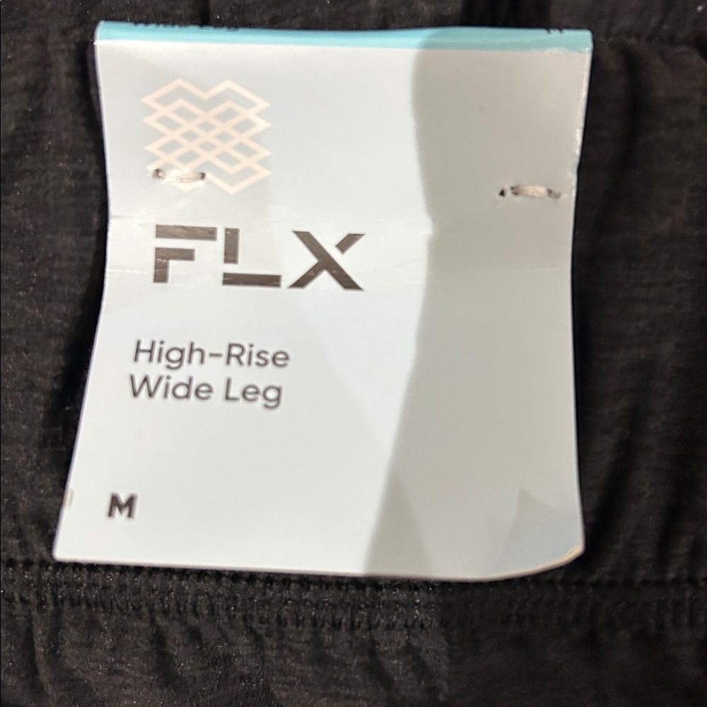 FLX Black Wide-Leg Pants - Picture 9 of 10